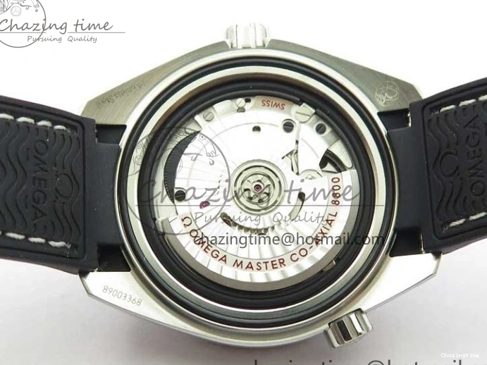 0129 Planet Ocean 39.5mm Black Ceramic Bezel SS VSF 1:1 Best Edition Black Dial on Black Gummy Strap A QuickDry 7889